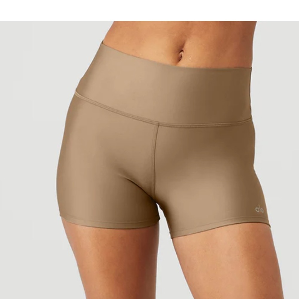 ALO YOGA 3" High-Waist Airlift Short Gravel (NWT)